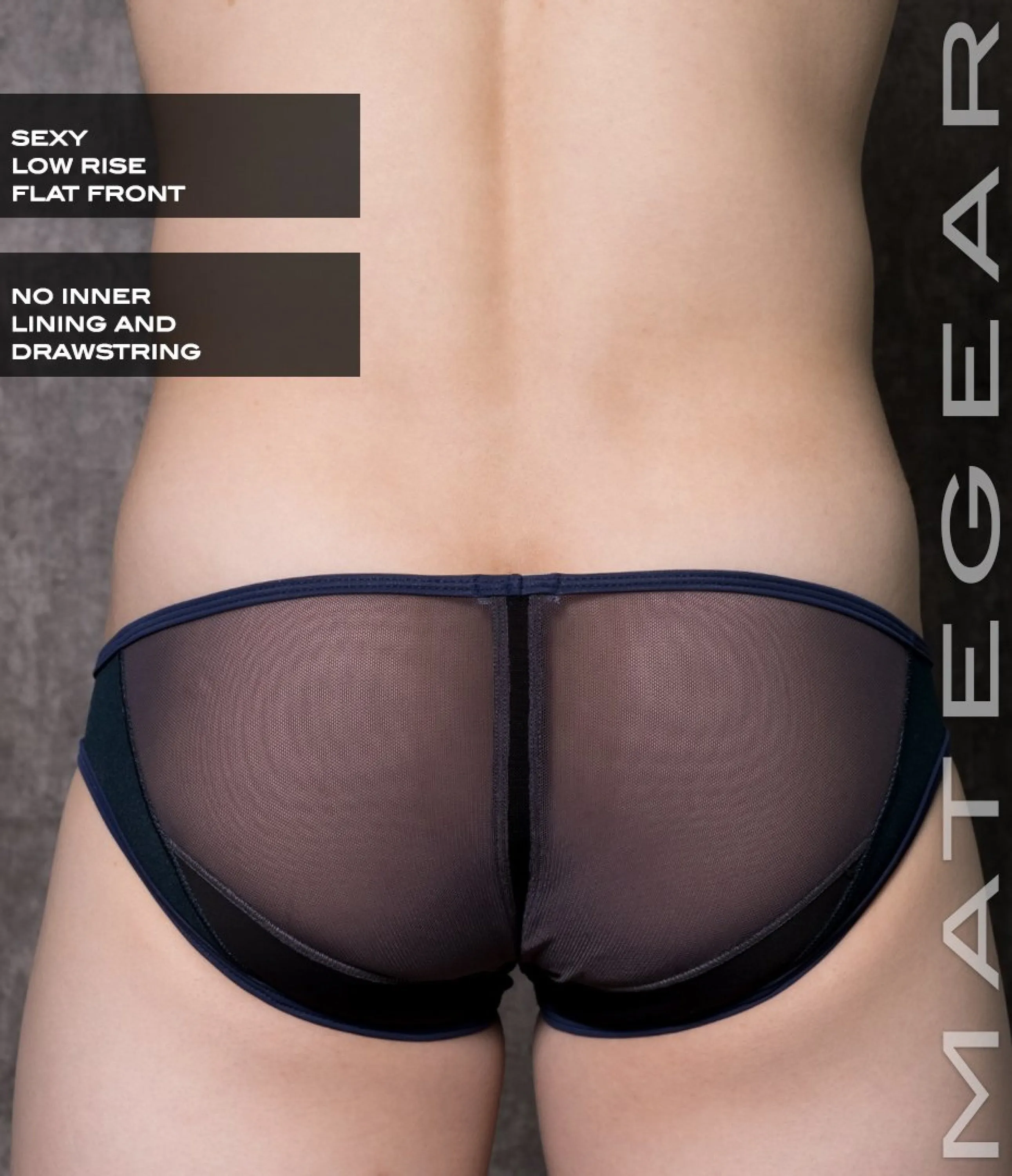 Sexy Mens Swimwear Mini Swim Bikini - An So (Low Rise Flat Front)