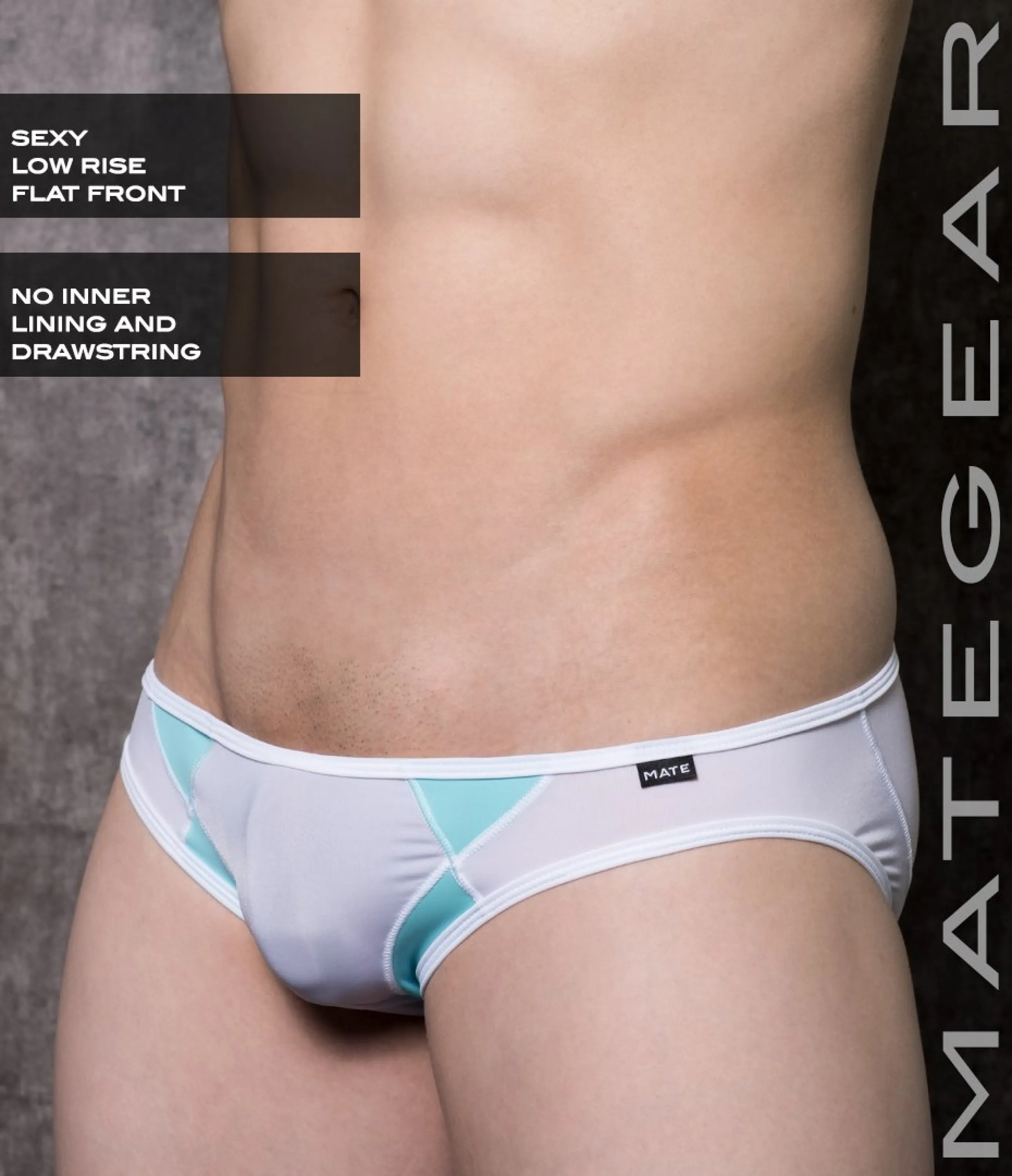 Sexy Mens Swimwear Mini Swim Bikini - An So (Low Rise Flat Front)