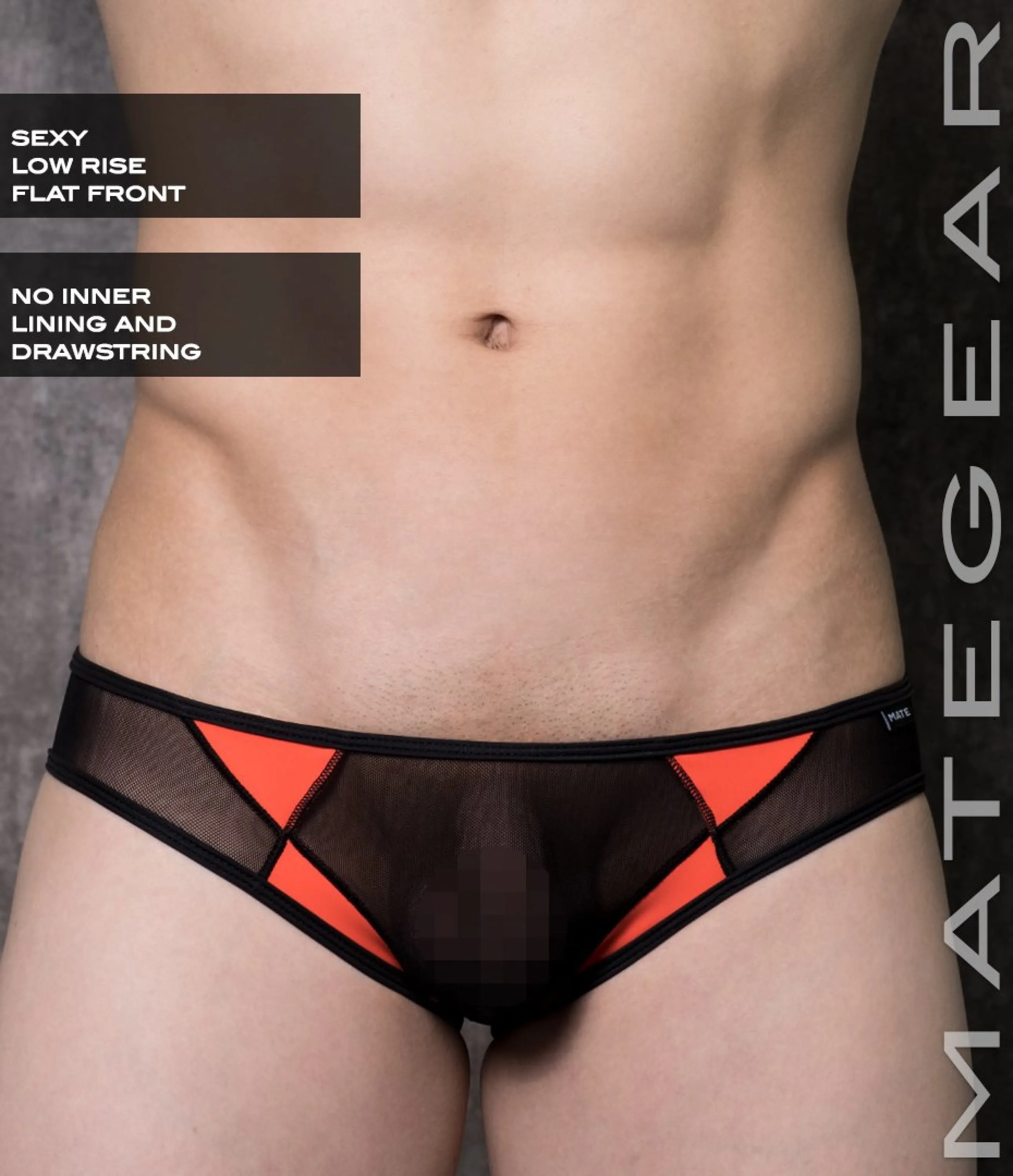 Sexy Mens Swimwear Mini Swim Bikini - An So (Low Rise Flat Front)