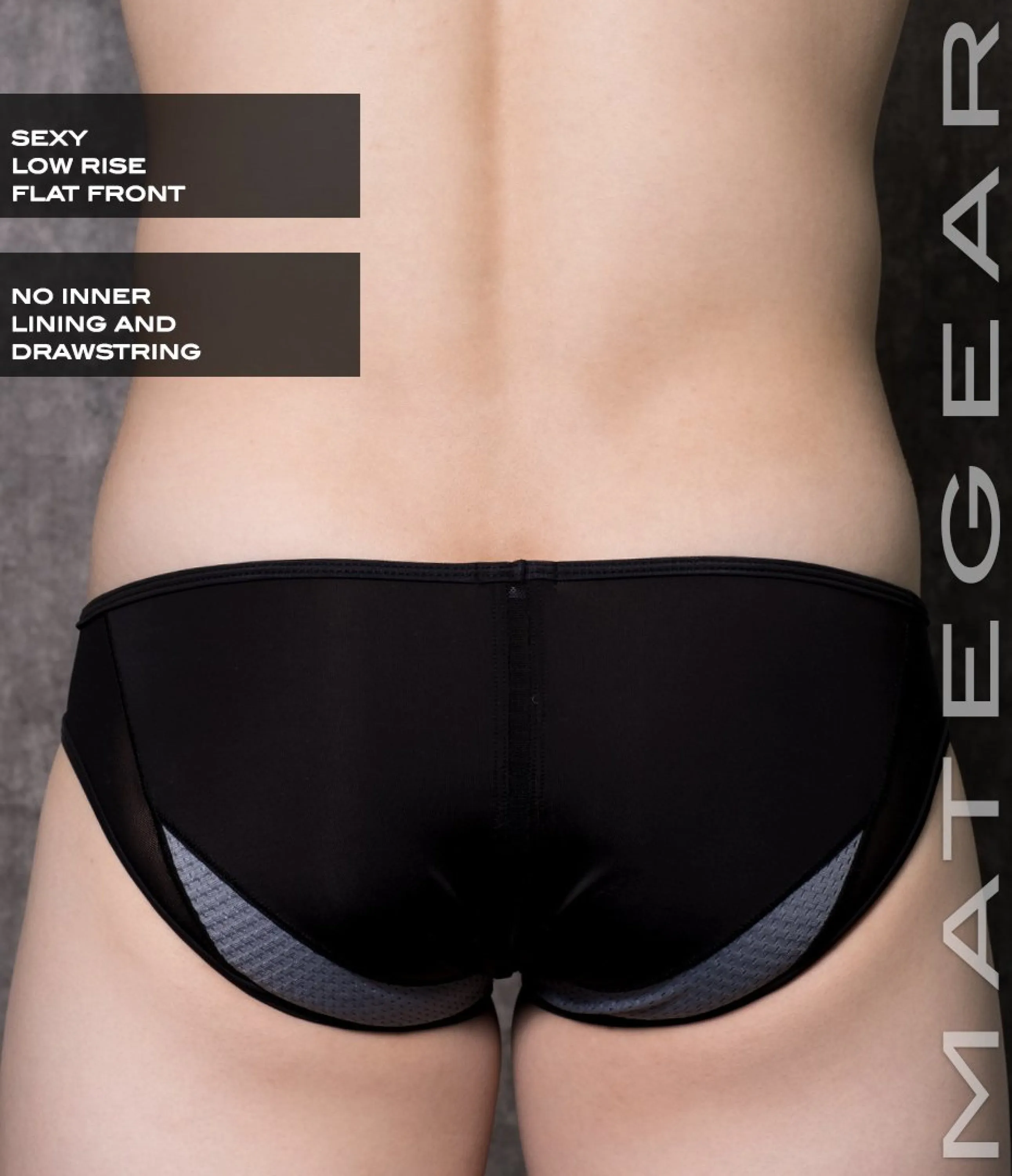 Sexy Mens Swimwear Mini Swim Bikini - An So (Low Rise Flat Front)
