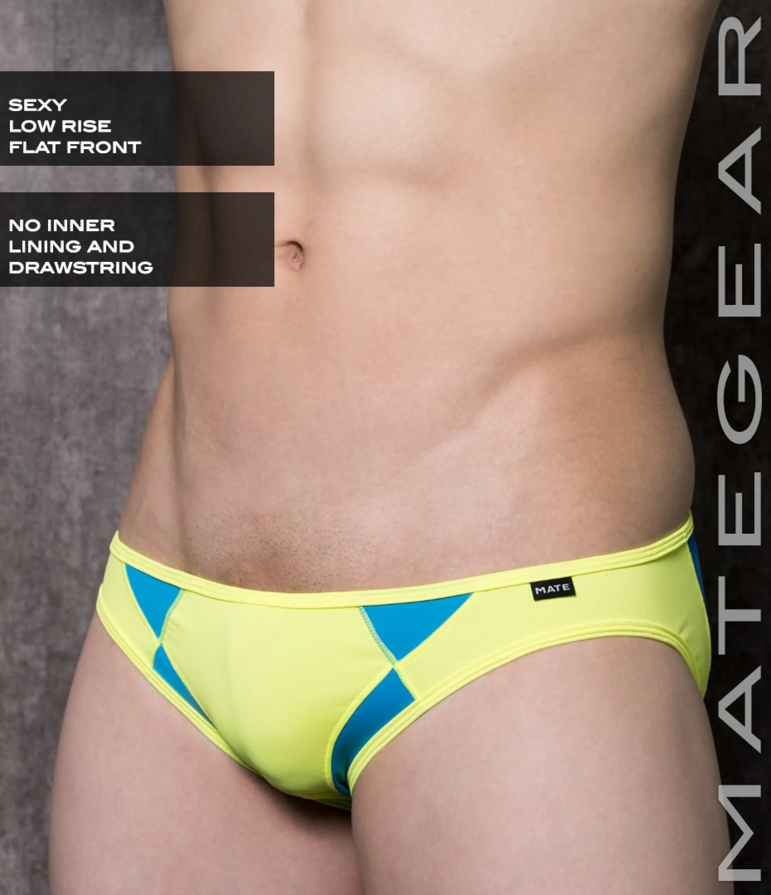 Sexy Mens Swimwear Mini Swim Bikini - An So (Low Rise Flat Front)