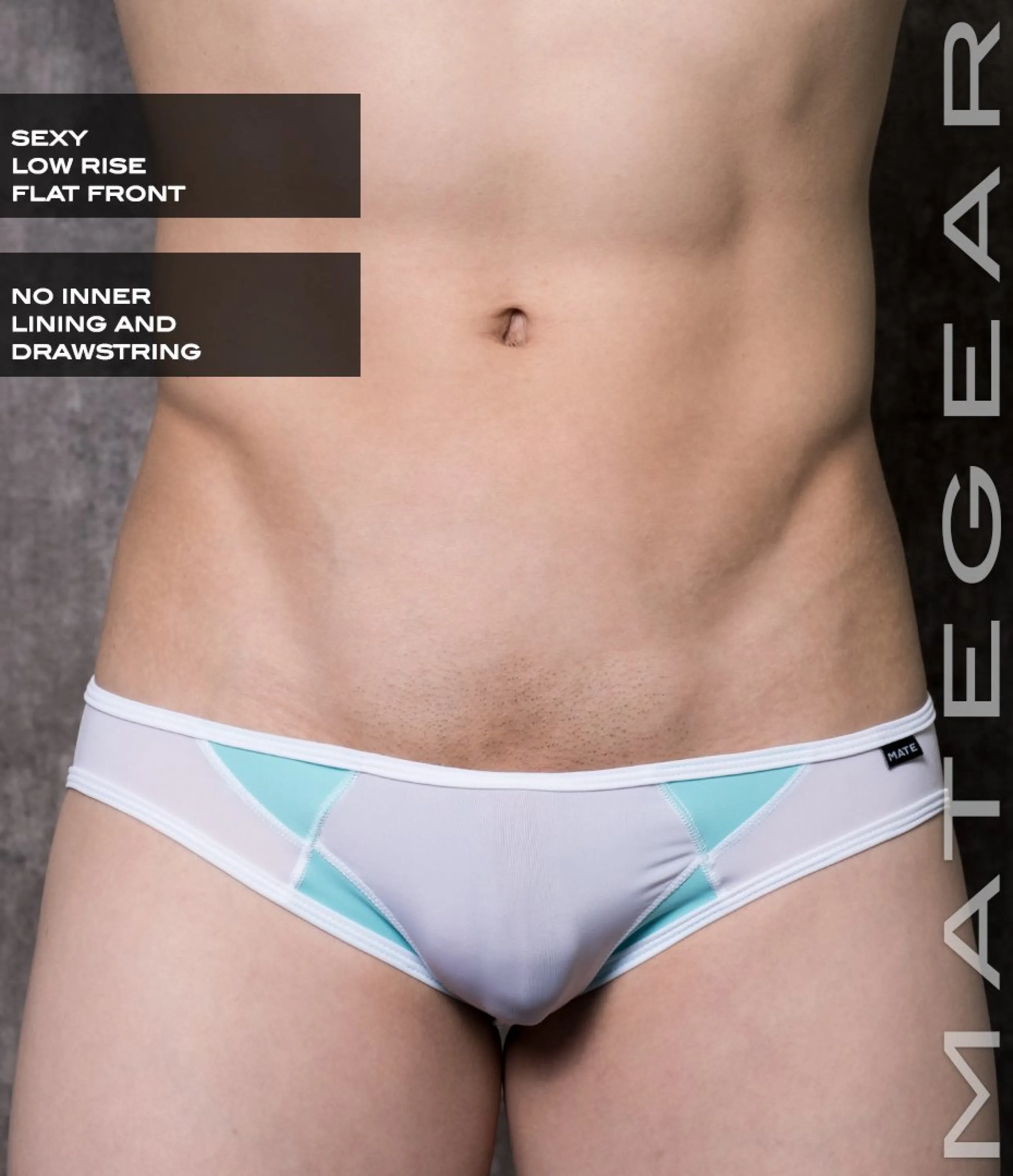 Sexy Mens Swimwear Mini Swim Bikini - An So (Low Rise Flat Front)