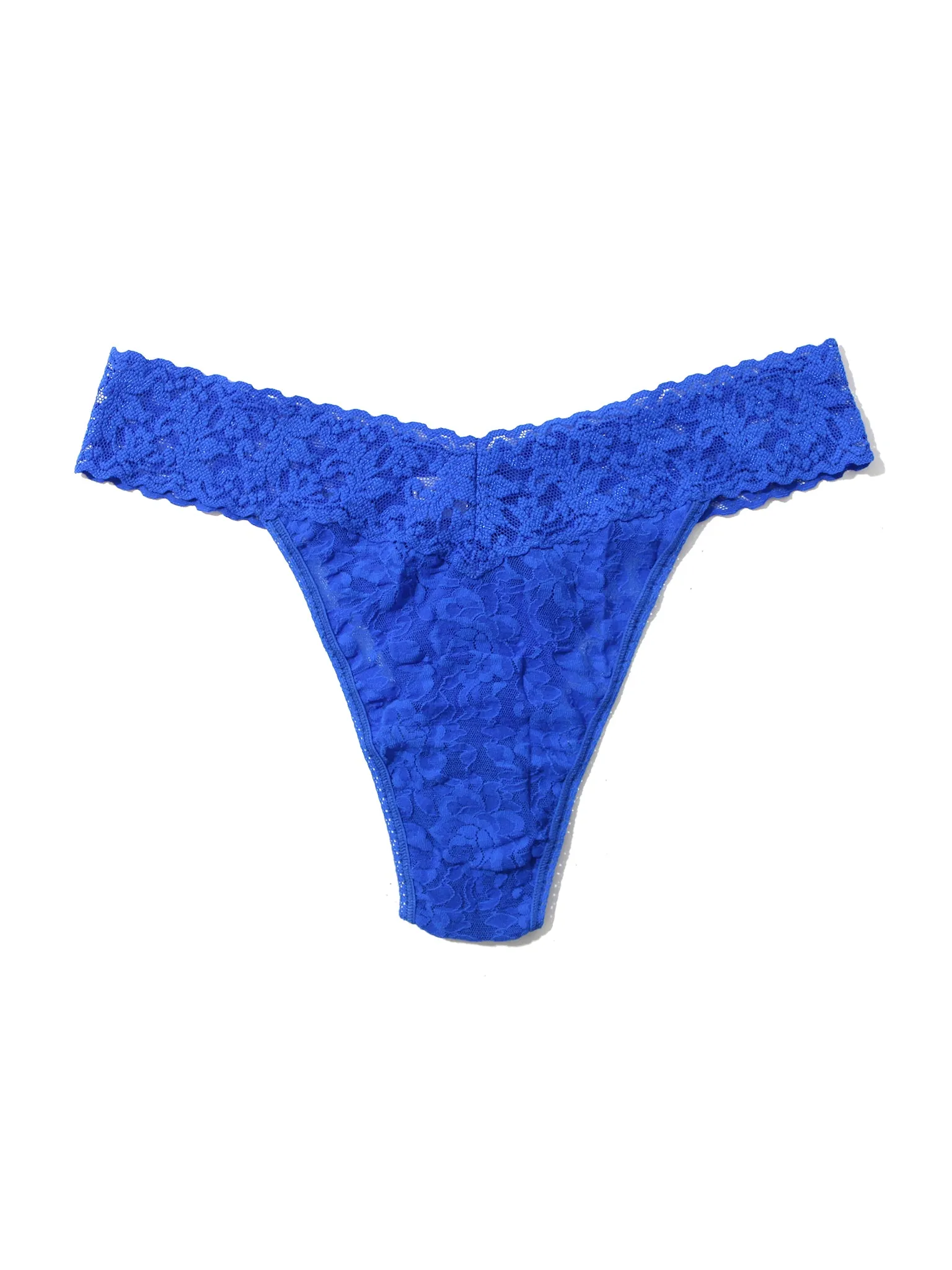 Signature Lace® Original Rise Thong Sapphire