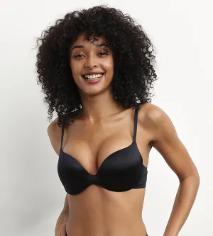 Women's microfiber push-up bra Black Dim Comfort Collection