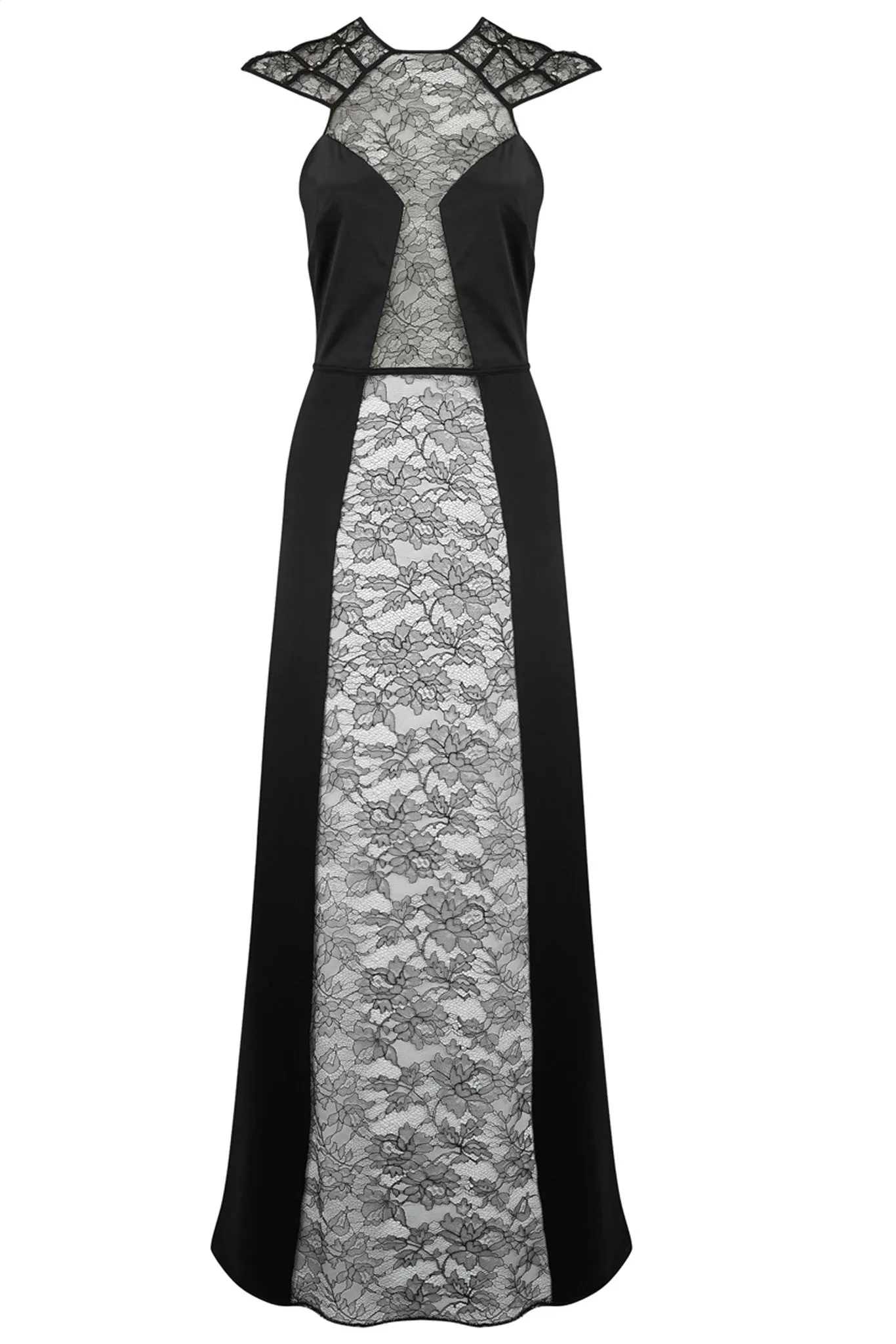 Xena Black Slip Dress